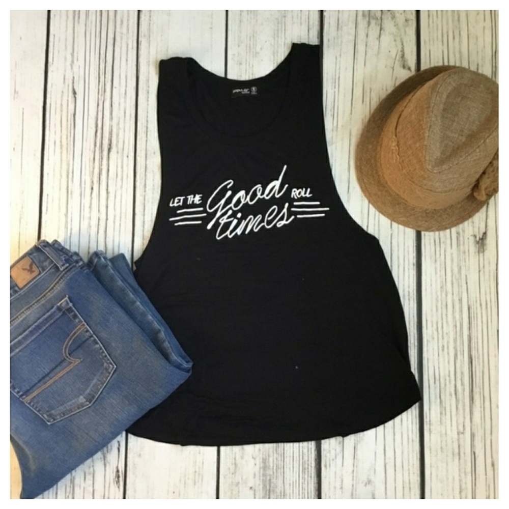 *Summer Sale* Let the Good Times Roll' tank top - Picture 3 of 4